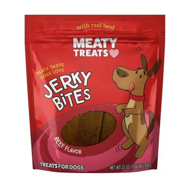 6/25oz Sunshine Mills Jerky Bites w/Beef - Treats